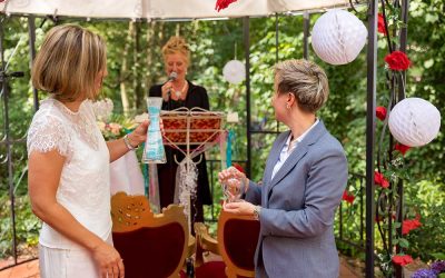 Hochzeit am 20.07.2019 Zwei Lady’s im Glück im Seeschloss am Bötzsee in Eggersdorf